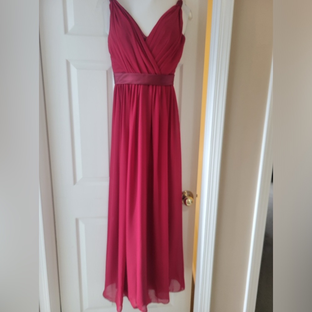 Stunning red gown